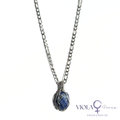 Midnight Current – Lapis Lazuli Pendant Necklace