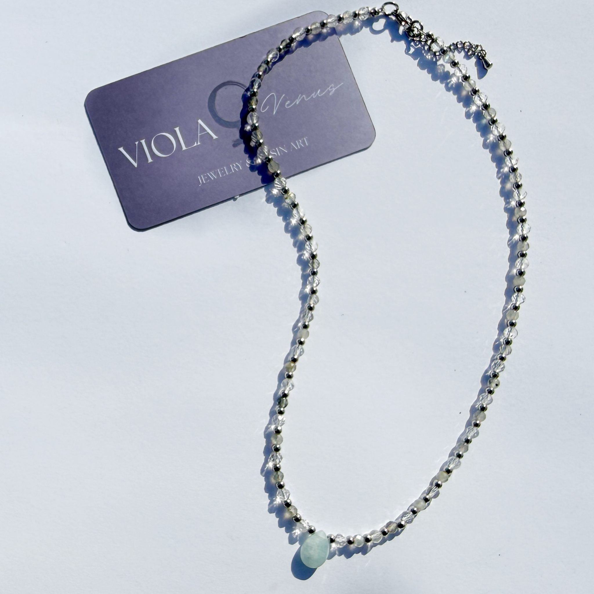 Lunar Signal - Intuitive Clarity Adjustable Necklace