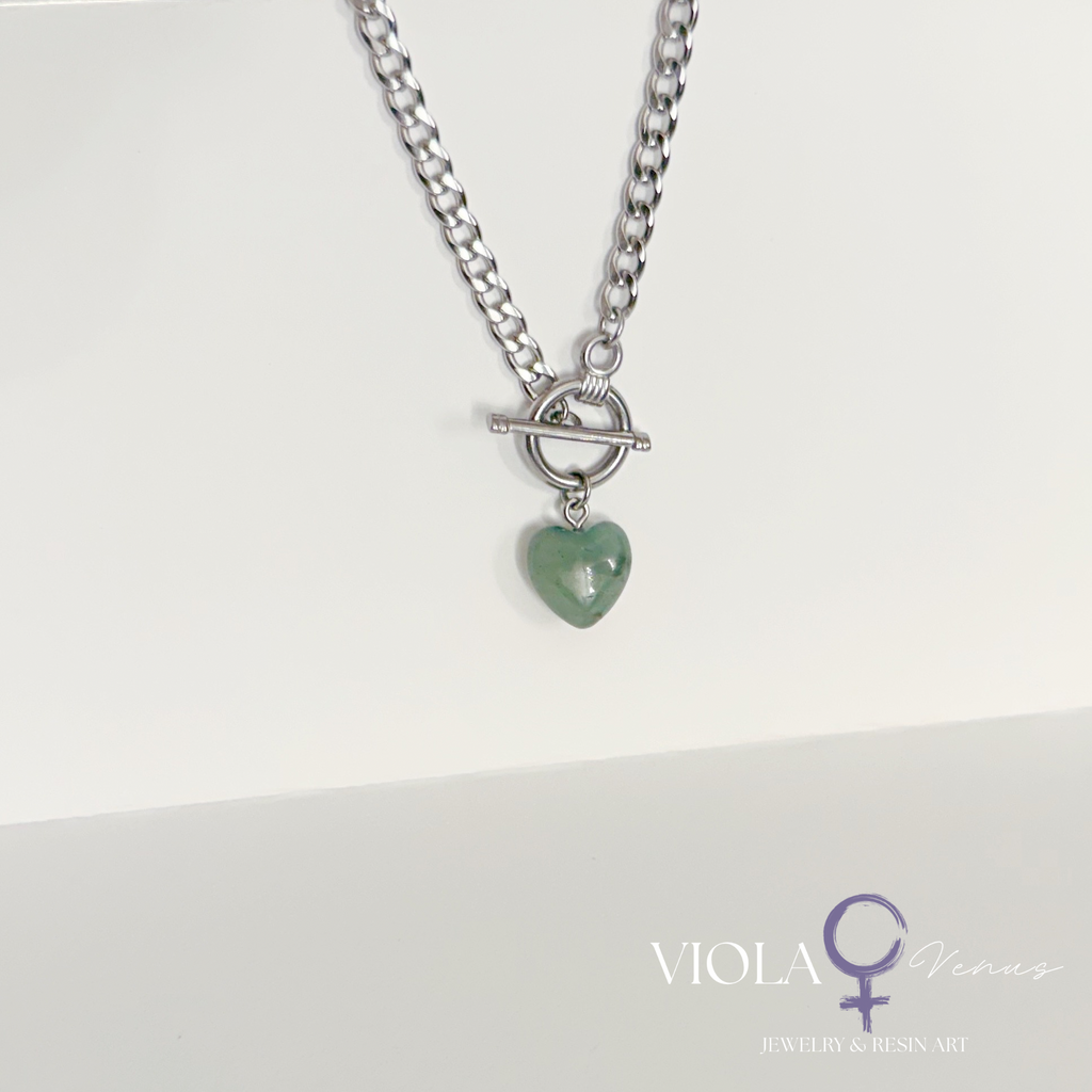 Open Circuit – Green Aventurine Growth & Opportunity Toggle Choker