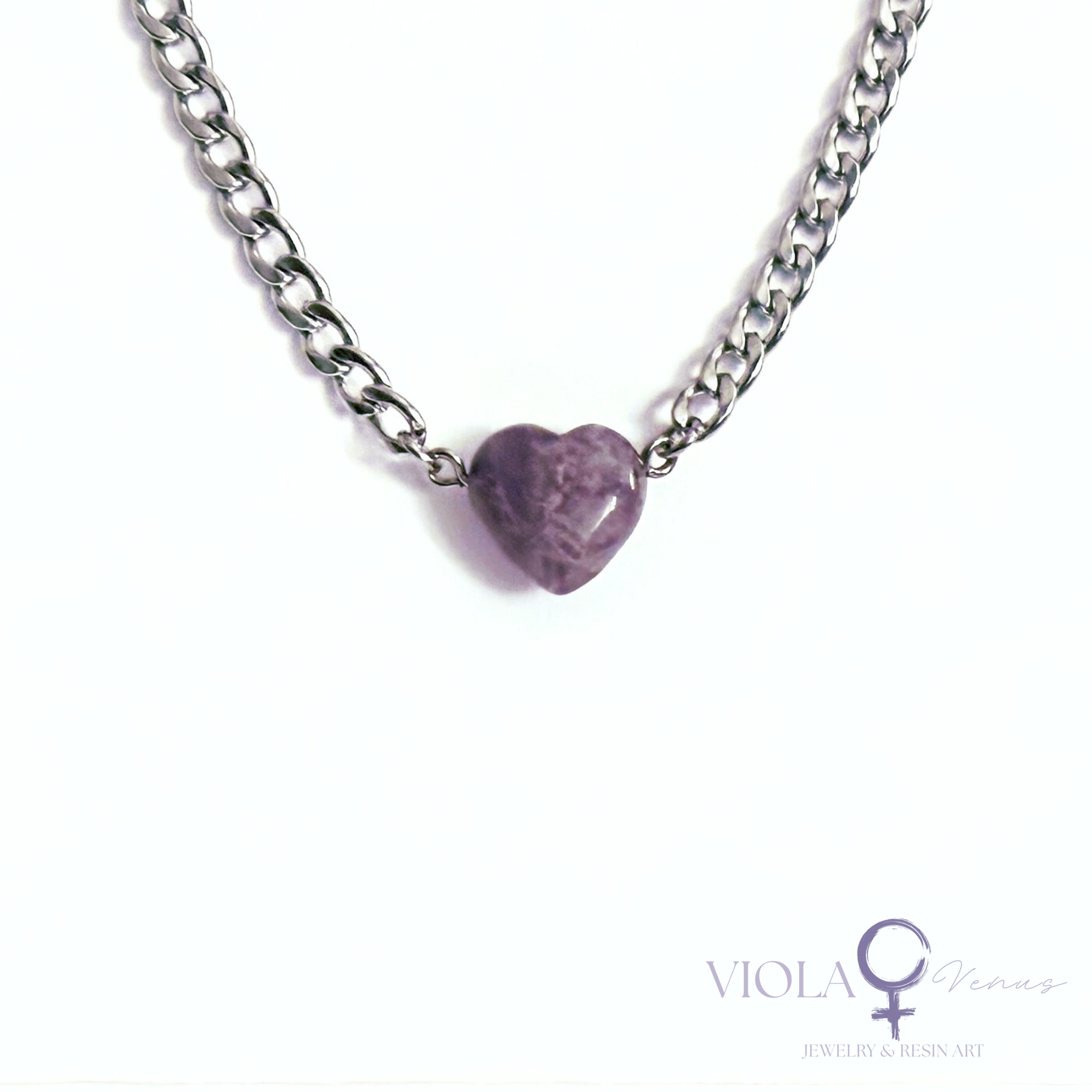Violet Wave - Amethyst Intuition & Clarity Adjustable Choker
