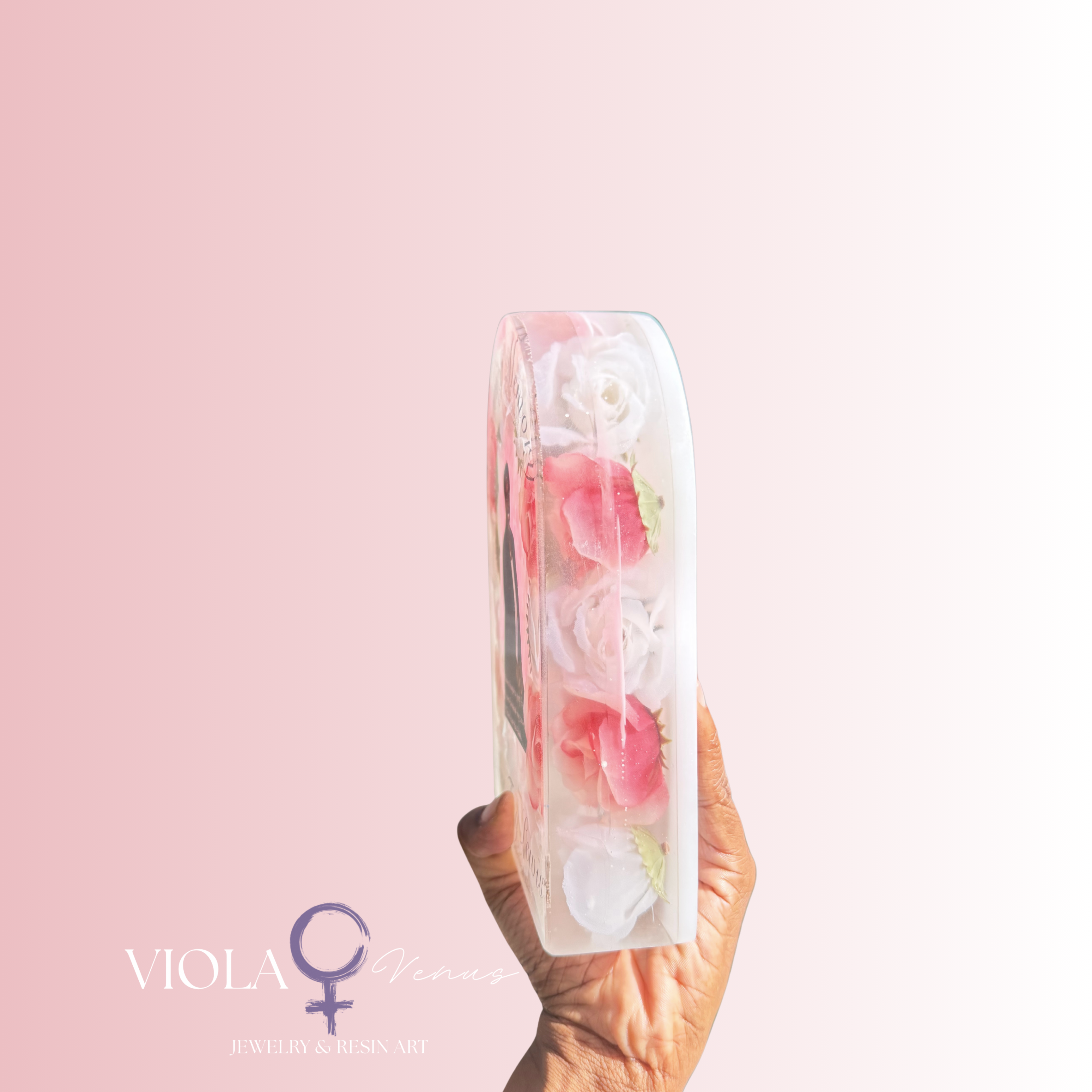 Custom Memorial Resin Arch – Personalized Floral & Photo Tribute (Made to Order)