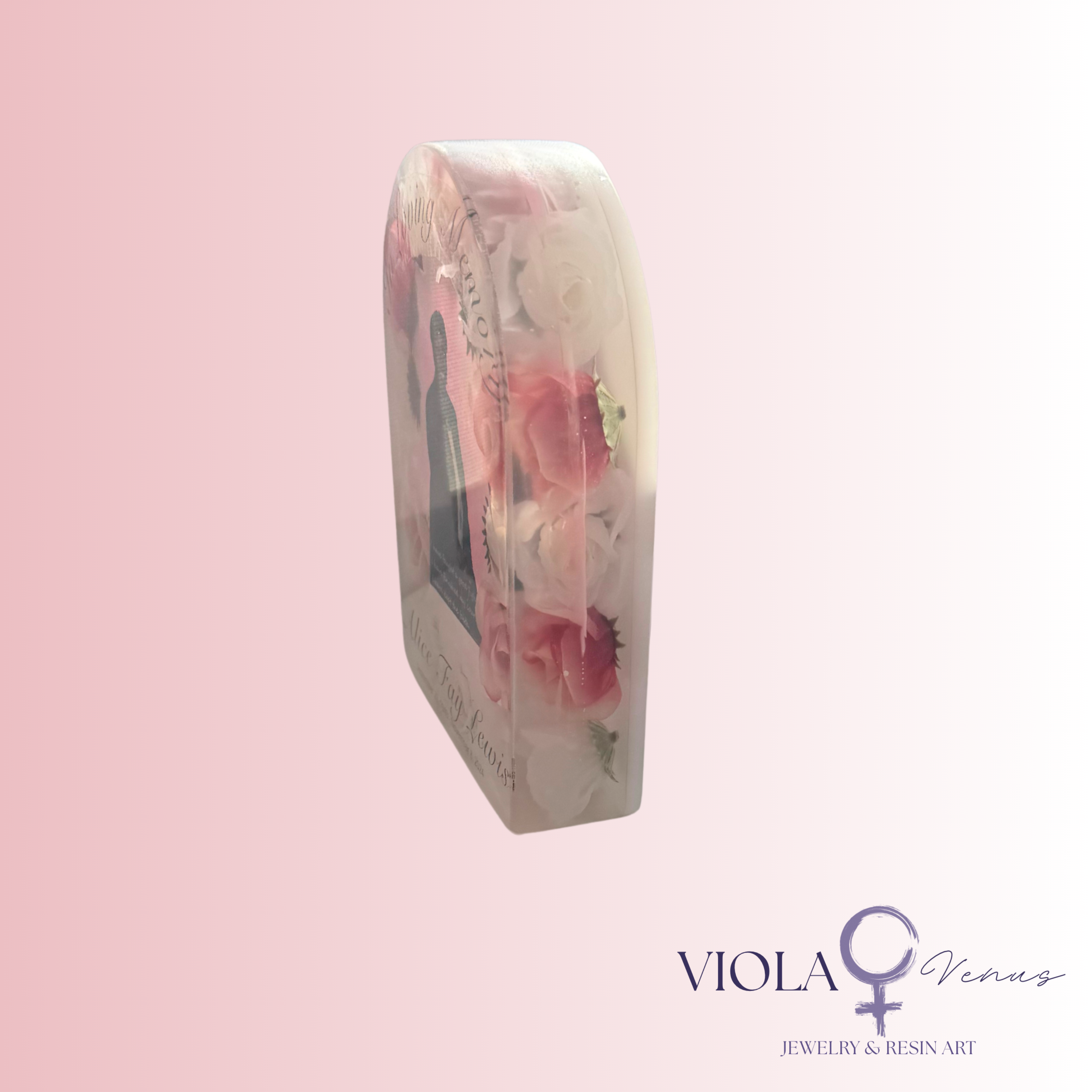 Custom Memorial Resin Arch – Personalized Floral & Photo Tribute (Made to Order)