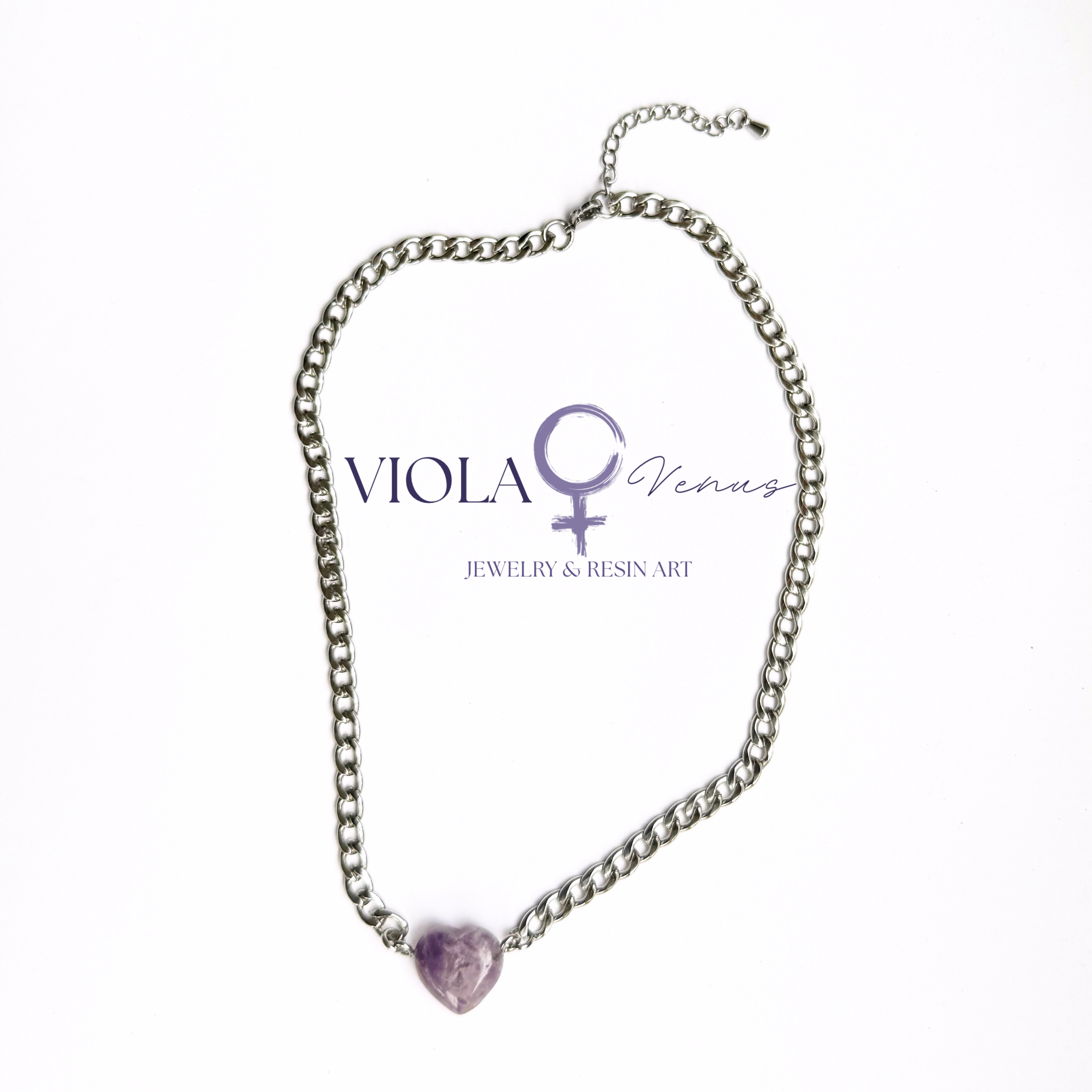 Violet Wave - Amethyst Intuition & Clarity Adjustable Choker