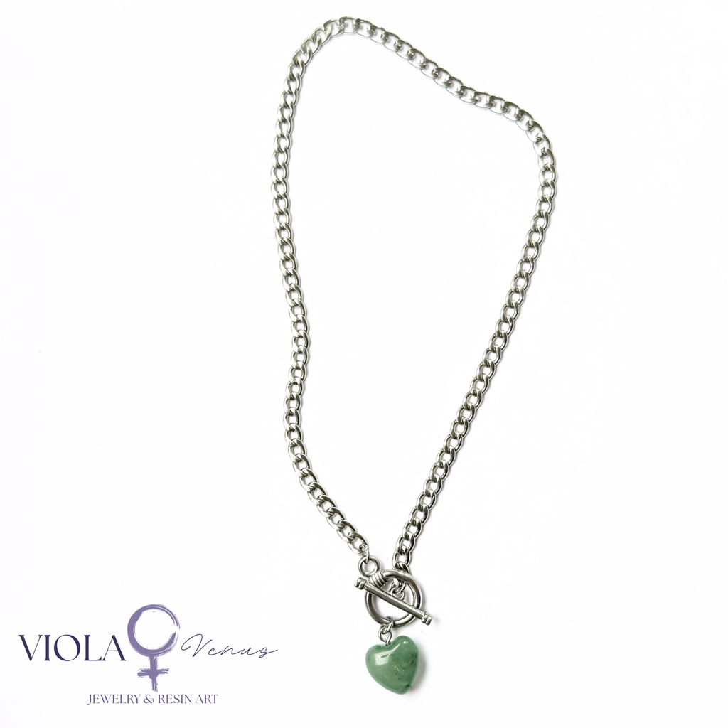 Open Circuit – Green Aventurine Growth & Opportunity Toggle Choker