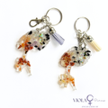 Solar Muse – Crystal Afro Goddess Keychain