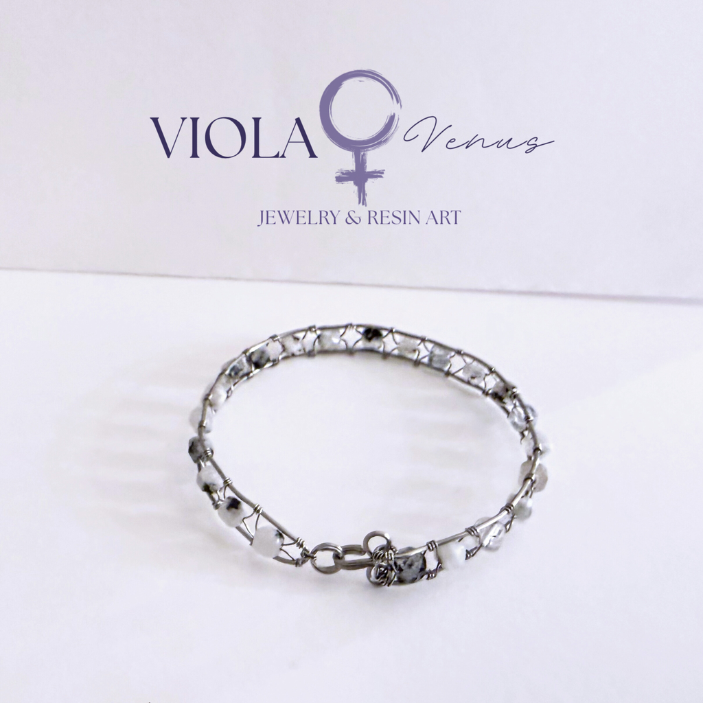 Lunar Current - Rainbow Moonstone Bracelet